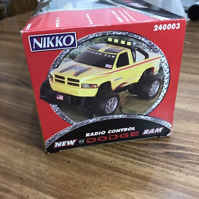 2003 NIKKO RADIO CONTROL DODGE RAM 1500 Wild Yellow RC Truck