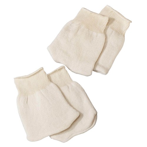 Toe Half Socks 2 Pair - Natural, Natural, Regular