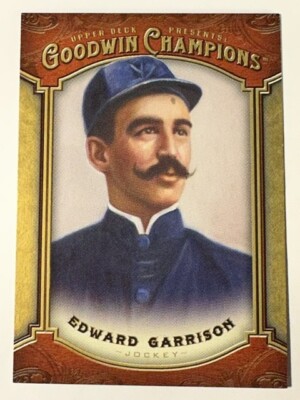2014 Upper Deck Goodwin Champions Multi-Sport Jockey Edward Garrison