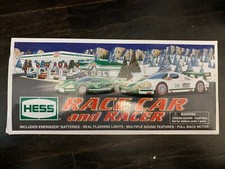HESS Race Car and Racer 2009 NIB Real Flashing Lights & Multiple Sounds NASCAR