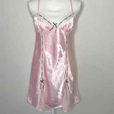 Satin Ribbon Slip Dress