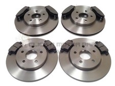 FOR JAGUAR X TYPE 2005-2009 ALL MODELS FRONT AND REAR BRAKE DISCS AND PADS SET