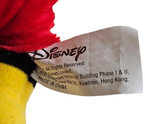 Authentisches Walt Disney Mickey Mouse Plüschtier 8"" und 10"" groß - Bild 4 von 4