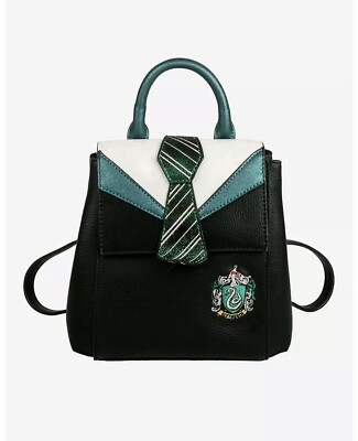 HARRY POTTER SLYTHERIN UNIFORM DANIELLE NICOLE MINI BACKPACK  display picture 3