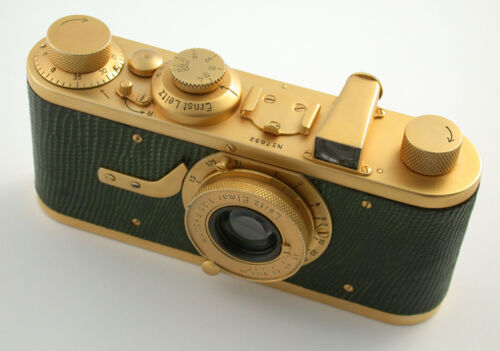 LEICA Ia 7652 Luxus Replica Gold gold green lizard DREAM beautiful 1928 - Bild 1 von 11