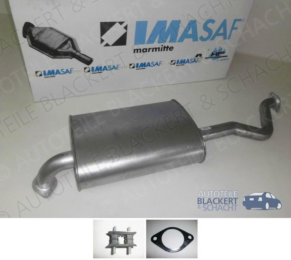 Imasaf Auspuff Mitteltopf+ZubehöR für Opel Frontera B 2.2 Diesel 3-TüRer 1998--image