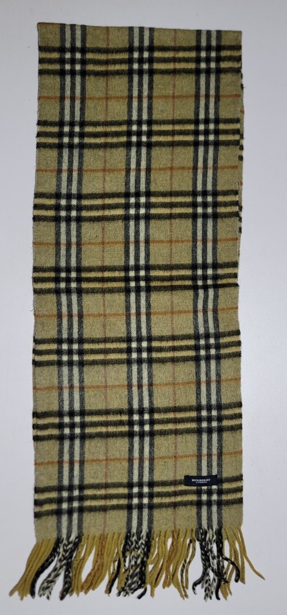 Burberry scarf authentic fine soft pure lamb wool fabric