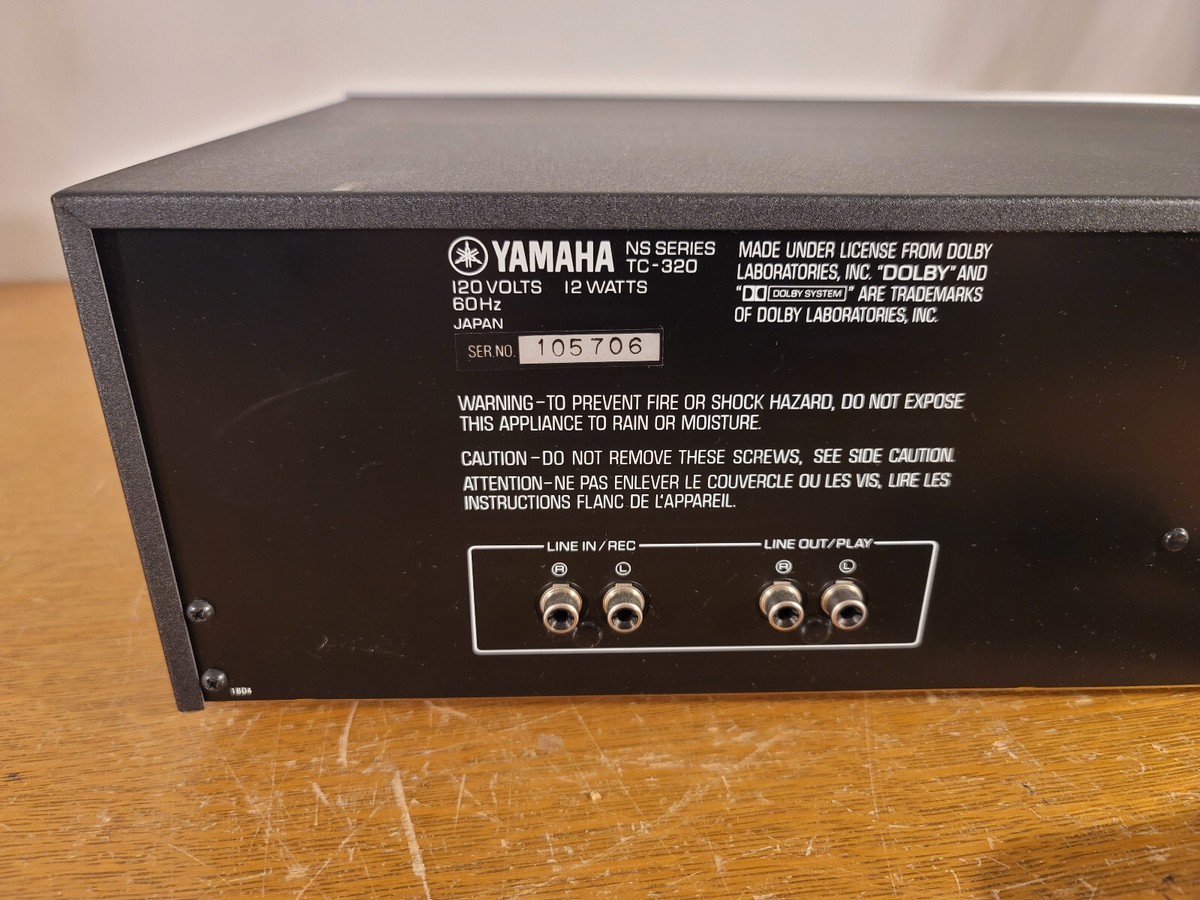 VTG Yamaha TC-320 Stereo Cassette Tape Deck Japan WORKS BUT NEED