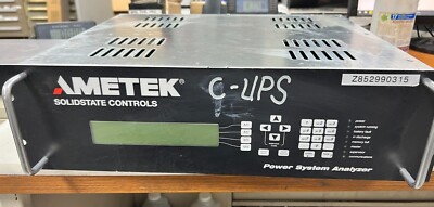 VANNER AMETEK SOLID STATE CONTROLS POWER SYSTEM ANALYZER 100-200V M2000-RUT-MS-1