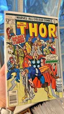 Thor #274 KEY UK Price Variant 1st App Frigga Hugin Munin Sleipnir Marvel 1978