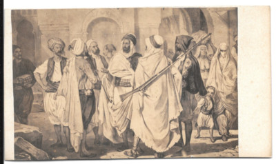 Foto CDV Algerien Arten algerische Rassen Lithographie Bayot Zeichnung Philippoteaux