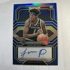 JAMORKO PICKETT - 2021-22 Prizm Draft #CP-JPI - /149 Blue Penmanship Auto RC
