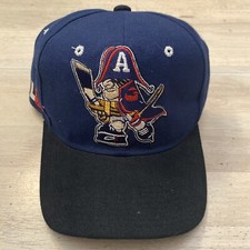 Vintage Milwaukee Admirals Hockey 7 1/8 Fitted Hat Wool Blend