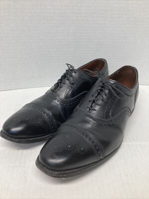 靴 Allen Edmonds 6115 Strand Medallion cap Allen Edmonds Strand Medallion Cap Dress Shoes Mens US 10.5 D 6115