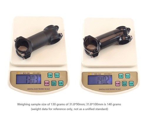 Aluminum Carbon 6/17° MTB Road Bike handlebar Stems Bicycle Stem 31.8*60-120mm - Picture 8 of 14