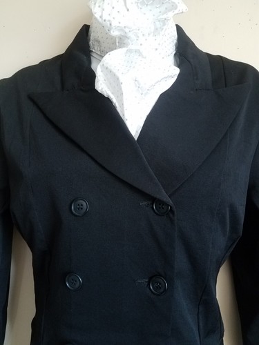 CORBATA STOCK BLANCA Punto Plata Pre-atado por ORNAMENTOS OSFA NUEVA HECHA EN EE. UU. - Imagen 3 de 4
