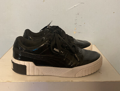 Puma Cali Patent Kids Shoes Casual Sz 4C