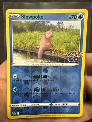 Pokémon GO Reverse Holo Pokemon Card English