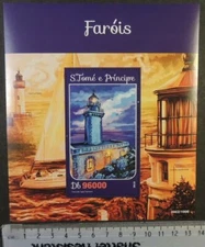 St Thomas 2016 lighthouses capa tainaron s/sheet mnh