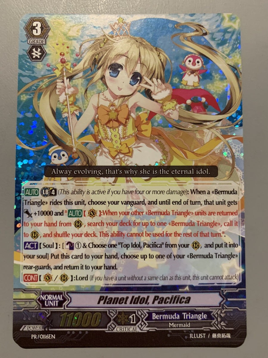 CARDFIGHT VANGUARD PLANET IDOL PACIFICA (BERMUDA TRIANGLE) PR