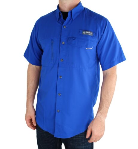 Magellan Men's Outdoors Pro Angler Fishing Shirt Short Sleeve Classic Fit - Picture 4 of 18