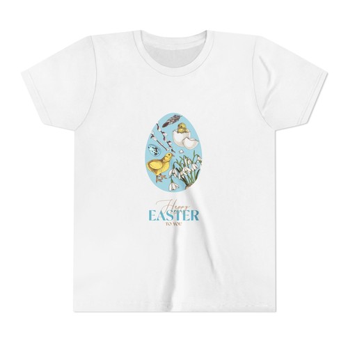 Easter Youth Tee, Cute Spring Shirt, Kids Easter Outfit, Holiday Gift, Spring