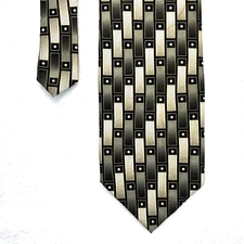 Bergamo New York Black Good X-Long Men’s Necktie 4”x 64” Pure Silk Handmade