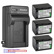 Kastar Battery Wall Charger for Sony Genuine NP-FH70 NP-FH100 NP-FV70 NP-FV100