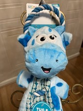 Outward Hound 18 Ropiez Cow  K9 Dog Toy w/Squ...