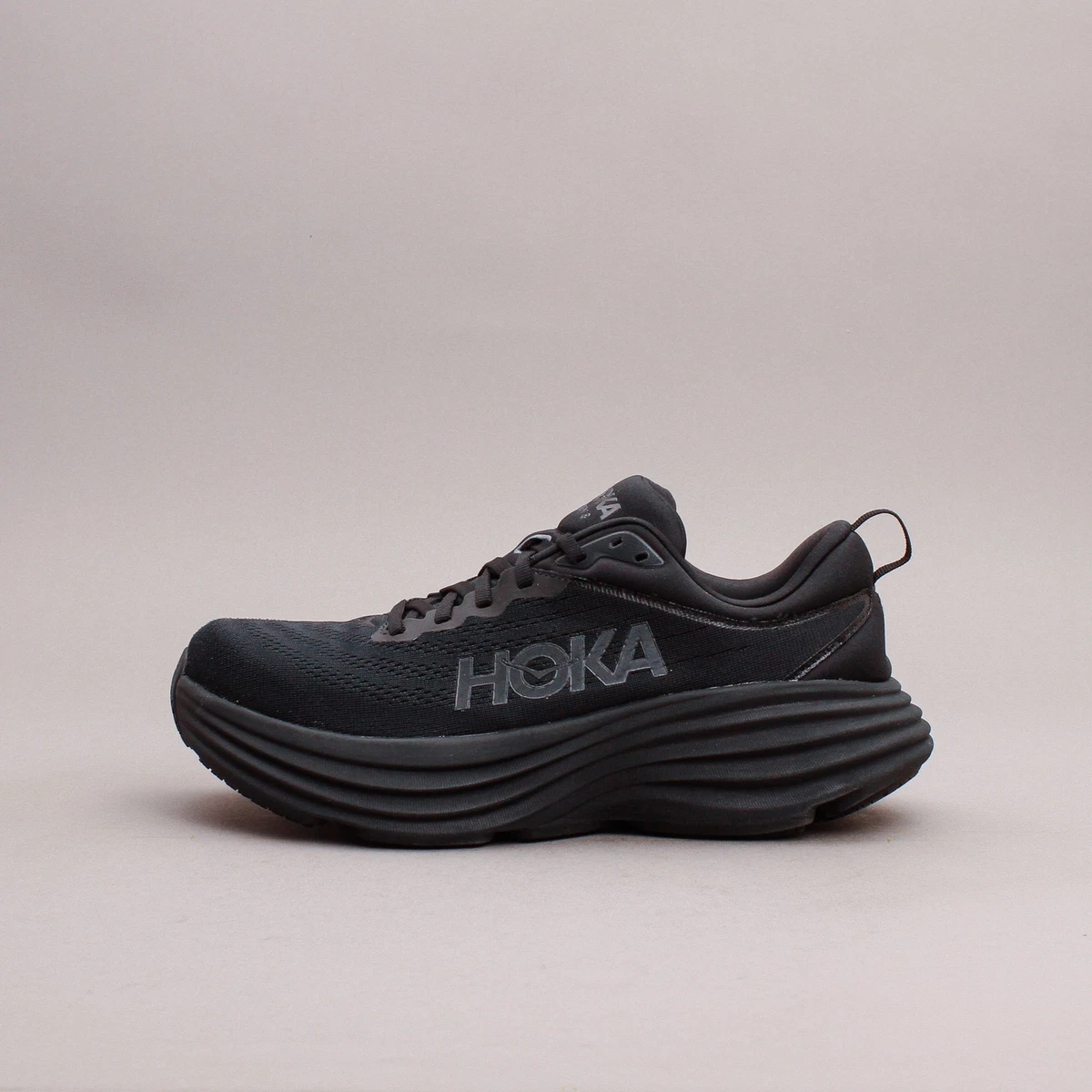 Hoka One One Running Bondi 8 Triple Black New Men gym workout