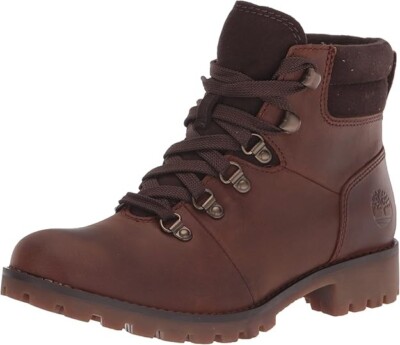 Timberland Ellendale mid leather lace up hiker boots wheat full