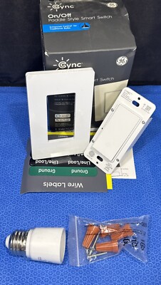 Cync On/Off Smart Switch - Voice & Out-Of-Home Control - No Neutral Wire