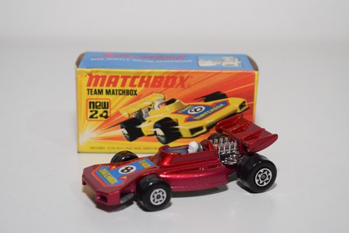 B11 1:64 3 INCH MATCHBOX SUPERFAST 24 TEAM MATCHBOX RACING CAR METALLIC ...