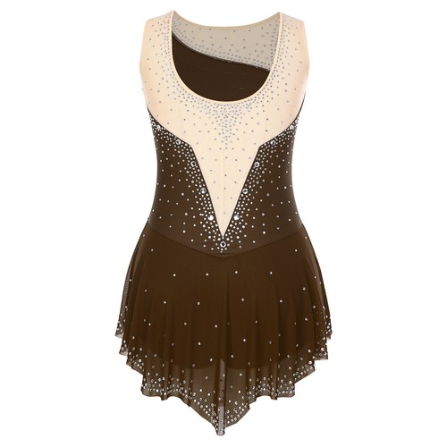 Damen Turnanzug Ballerina Strampler Patchwork Unitard modern Kleid Training lyrisch - Bild 47 von 63