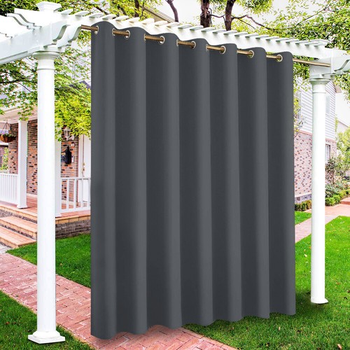 Outdoor Waterproof Curtains Garden Patio Pergola UV-protection Blackout Drapes - Picture 82 of 87