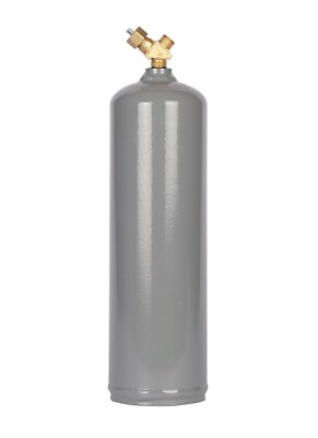 New 10 Cu Ft MC Acetylene Steel Gas Cylinder Tank with CGA200 Valve And Acetone