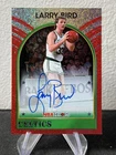 Larry Bird 2025-26 Topps Hoops Pixel Burst Red /5 1989 Signatures Auto Celtics