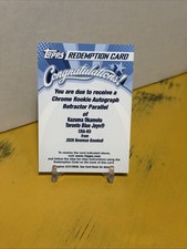 2026 Bowman Chrome Kazuma Okamoto Chrome Rookie Refractor Auto /499 Redemption