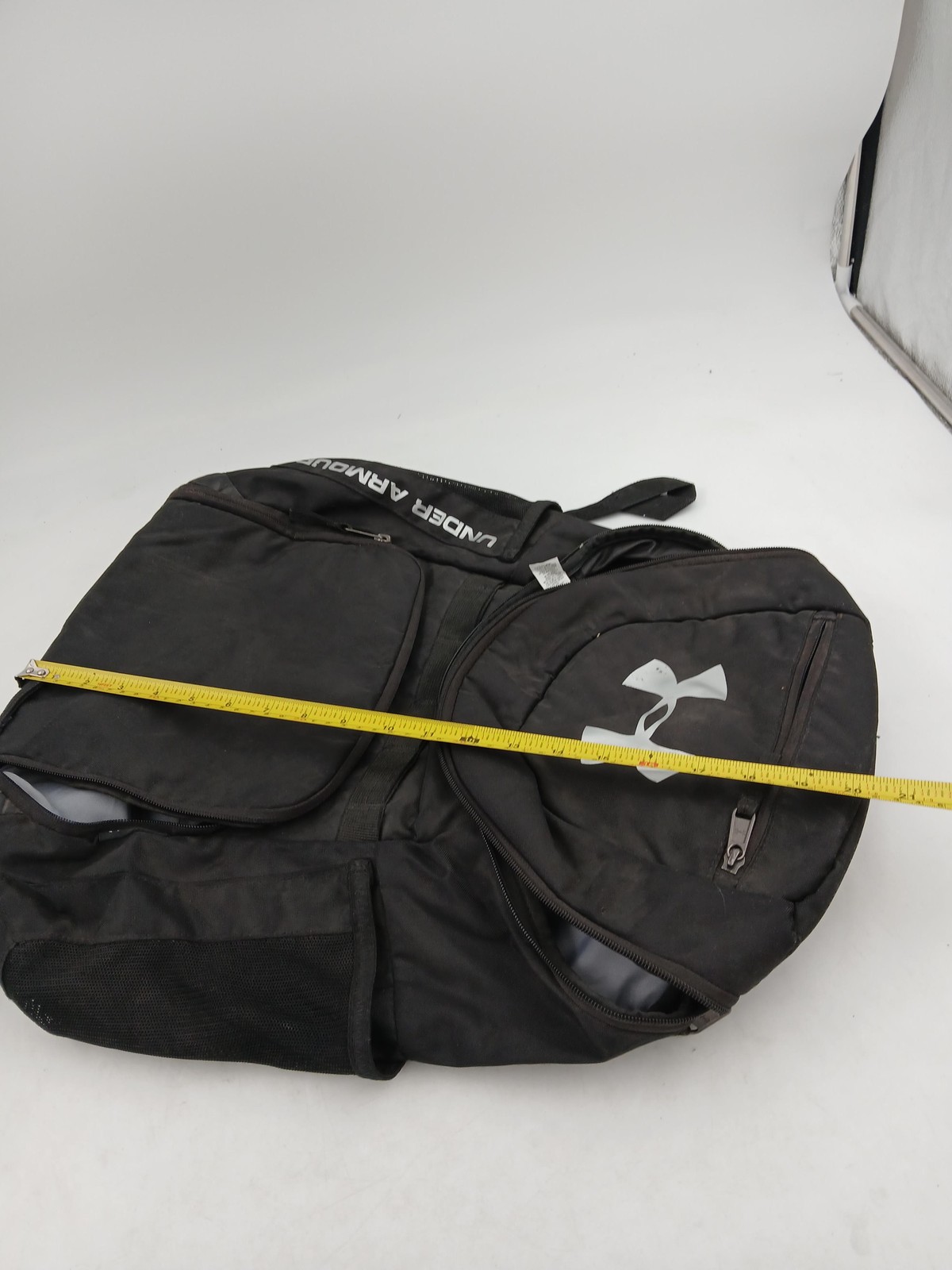 Under Armour Black 21" Backpack Soft Case Water Bottle Pocket Mens Gym Bag thumbnail 10