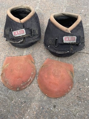 Größe 2 Cavallo ELB Einsteiger Hufschuhe mit Pads UVP140 