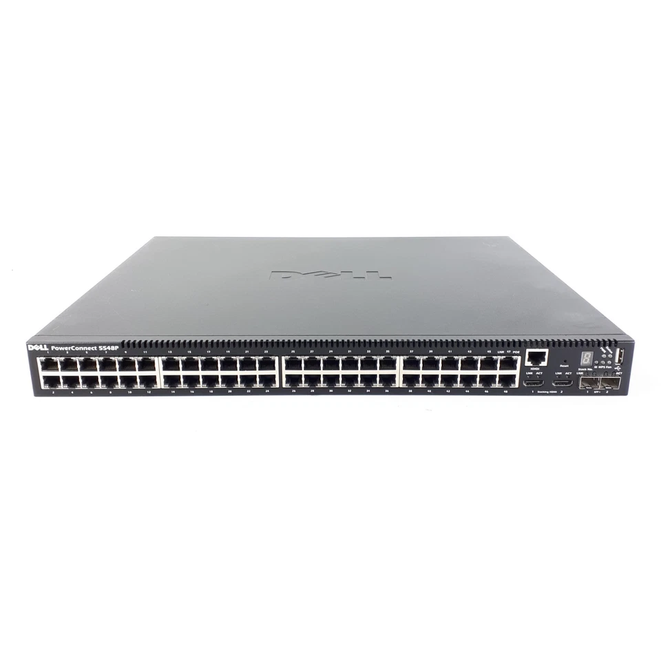Dell PowerConnect 5548P 032YKV 48 Port PoE Ethernet Switch 2 HMDI SFP+ Ports - Image 3 of 4