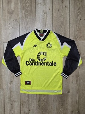 BORUSSIA DORTMUND 1995 1996 VINTAGE LONG FOOTBALL SHIRT SOCCER
