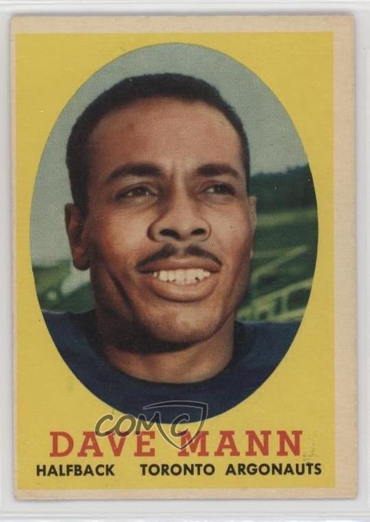 1958 Topps CFL Dave Mann #46 0m99
