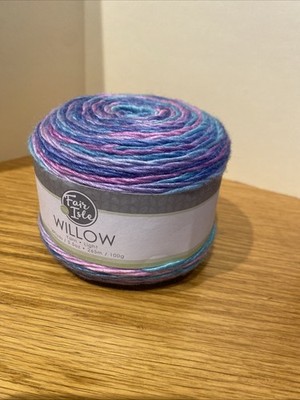 1 Cake Fair Isle Willow Yarn Light, Pixie #593, 290 Yds, 3.5 oz., New, #3 Dk