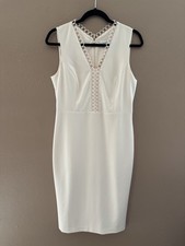 Women’s Calvin Klein Blush Sleeveless Dress Size 8 Business Sunday Race Day