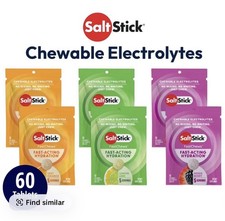 SaltStick Electrolyte FastChews Variety Pk No Mixing 6 Pks of 10 EXP 2027 NEW
