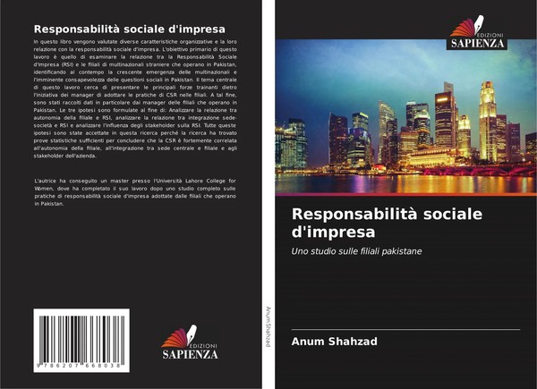 Anum Shahzad | Responsabilità Sociale D'impresa | Taschenbuch | Italienisch-image