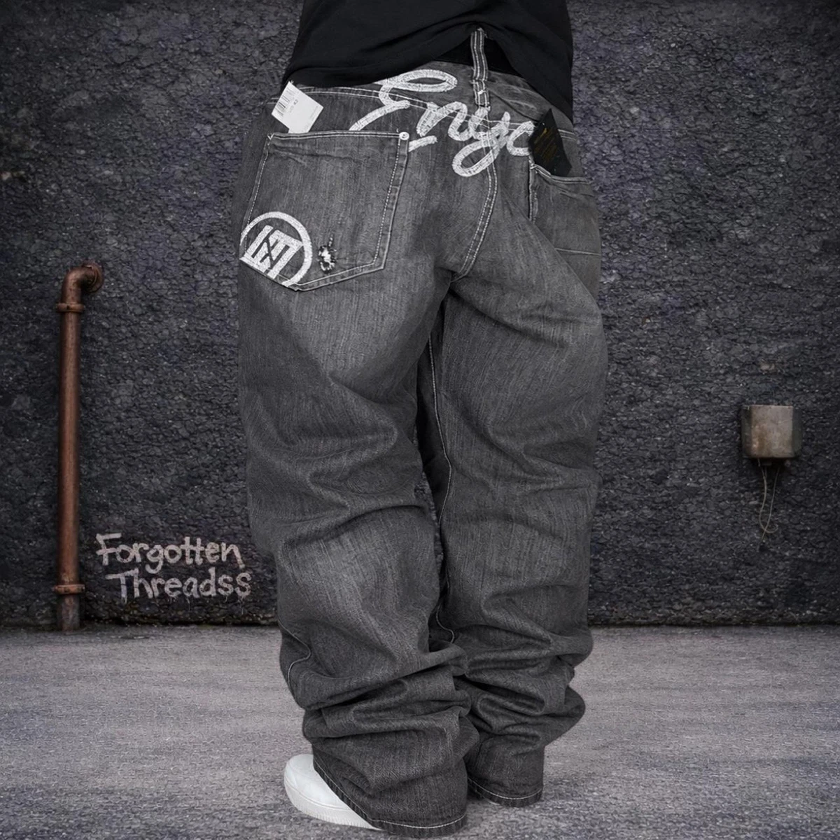 ENYCE エニーチェ　デニムカーゴ　極太　W40 HIPHOP USA製 enyce Men's 34 in Inseam Jeans for sale | eBay