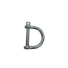 DBMIMPORTERS 3/16" Wide D-Shackle Marine Grade Screw Pin 650 Lb WLL... 