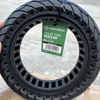 Solid Tire 10x2.5 for Ninebot G30 Max E-Scooter - Replaces Tubeless Tire 60/70-6